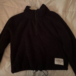 Calvin Klein Black Sherpa Jacket